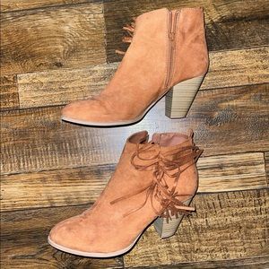 heeled booties